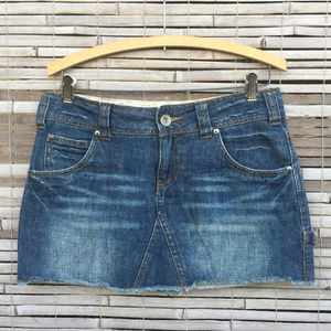 LIFE IS GOOD . DENIM . MINI . SKIRT . DENIM SKIRT